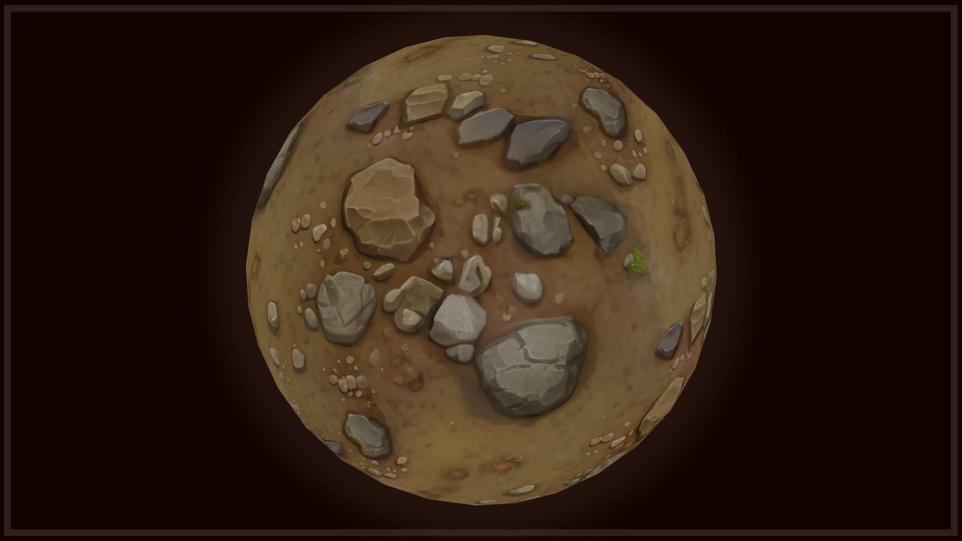 Ground - Earth and Rocks - 20 TEXTURES - Hand-painted -PACK 2--- Texture_9