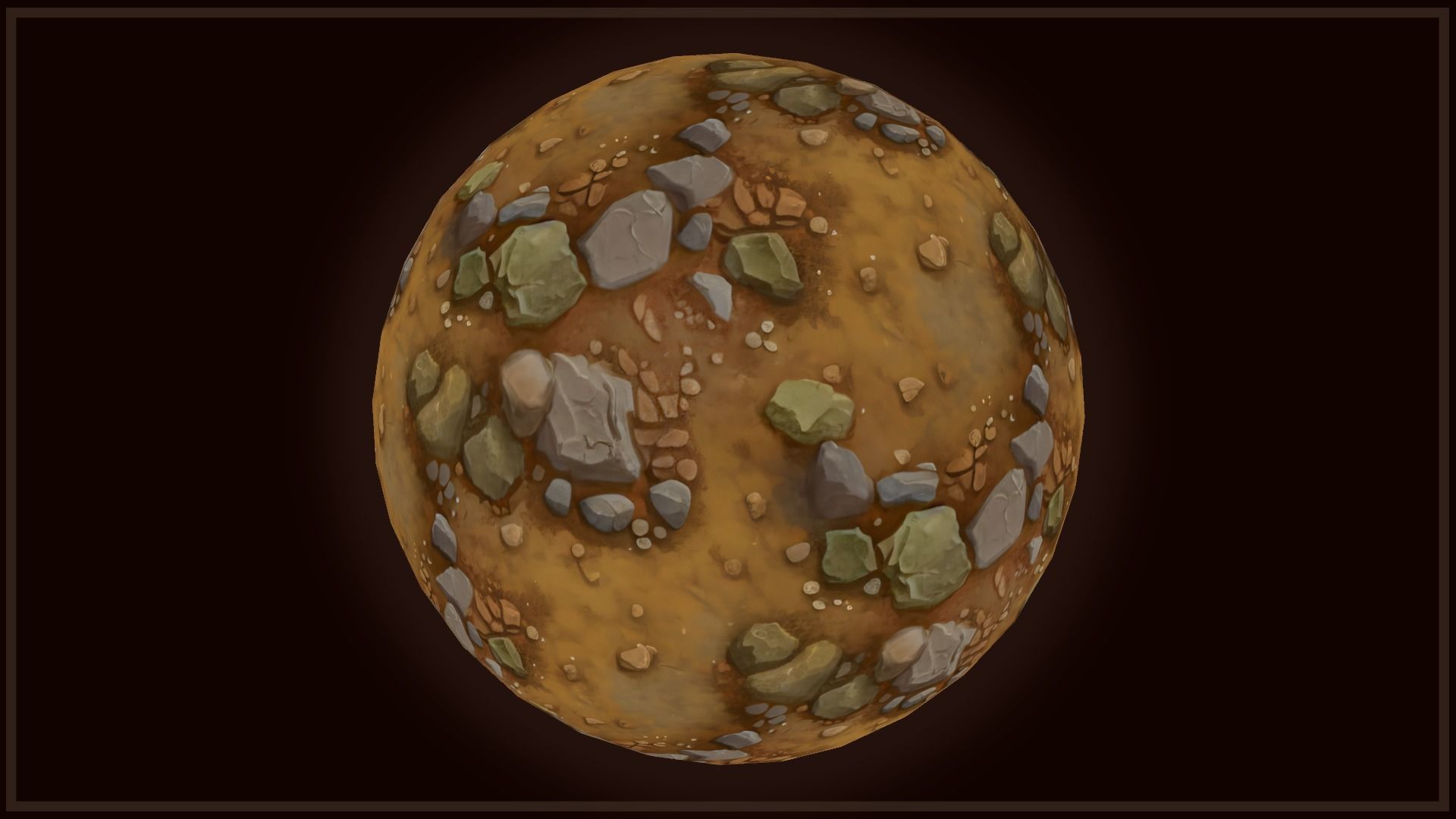 Ground - Earth and Rocks - 20 TEXTURES - Hand-painted -PACK 2--- Texture_16