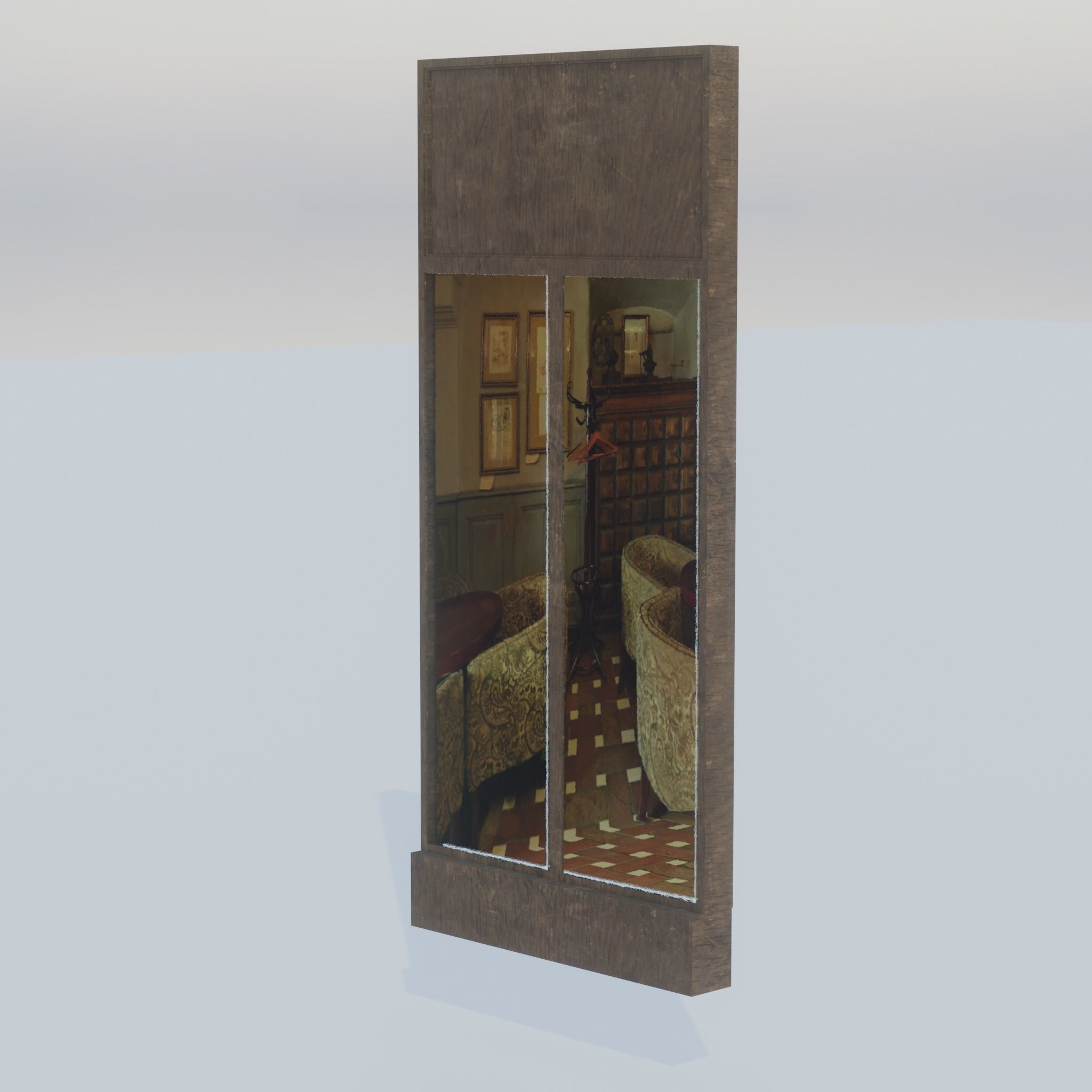 Building modular european old id 0 Low-poly 3D model_13