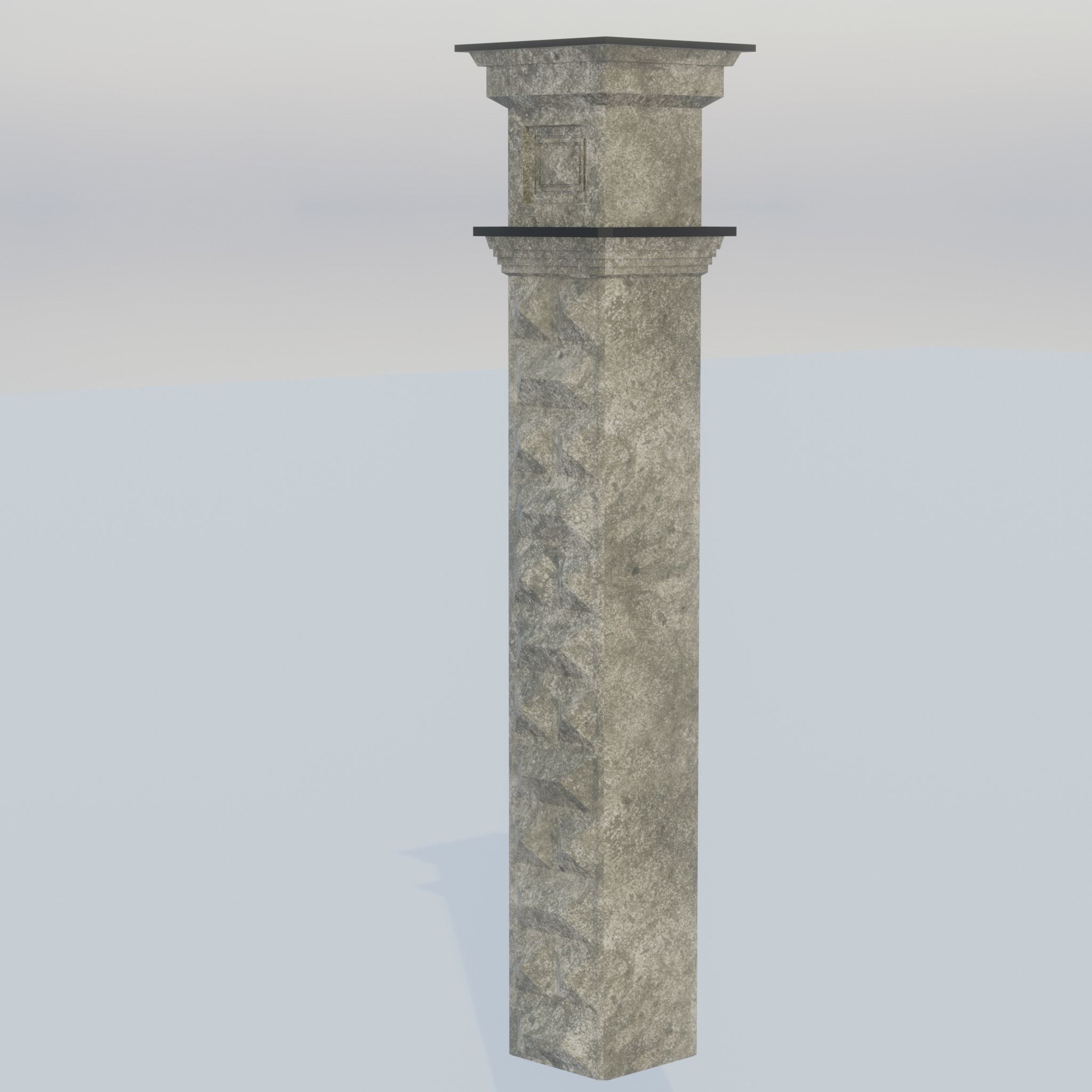 Building modular european old id 0 Low-poly 3D model_7