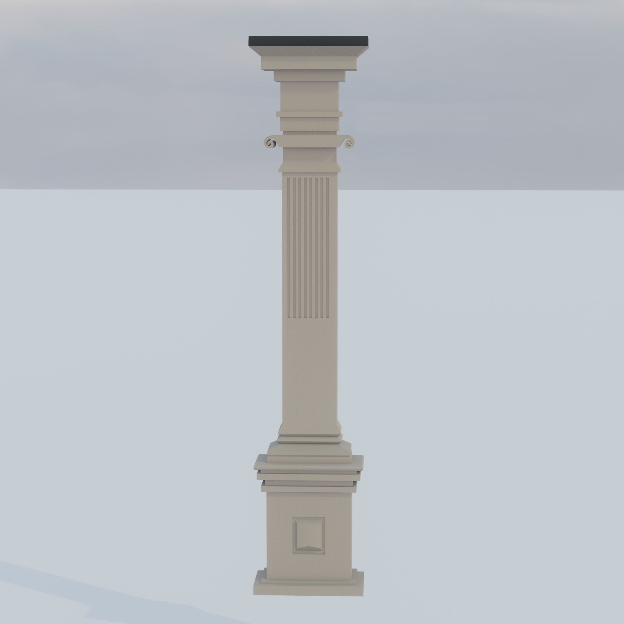 Building modular european old id 0 Low-poly 3D model_24