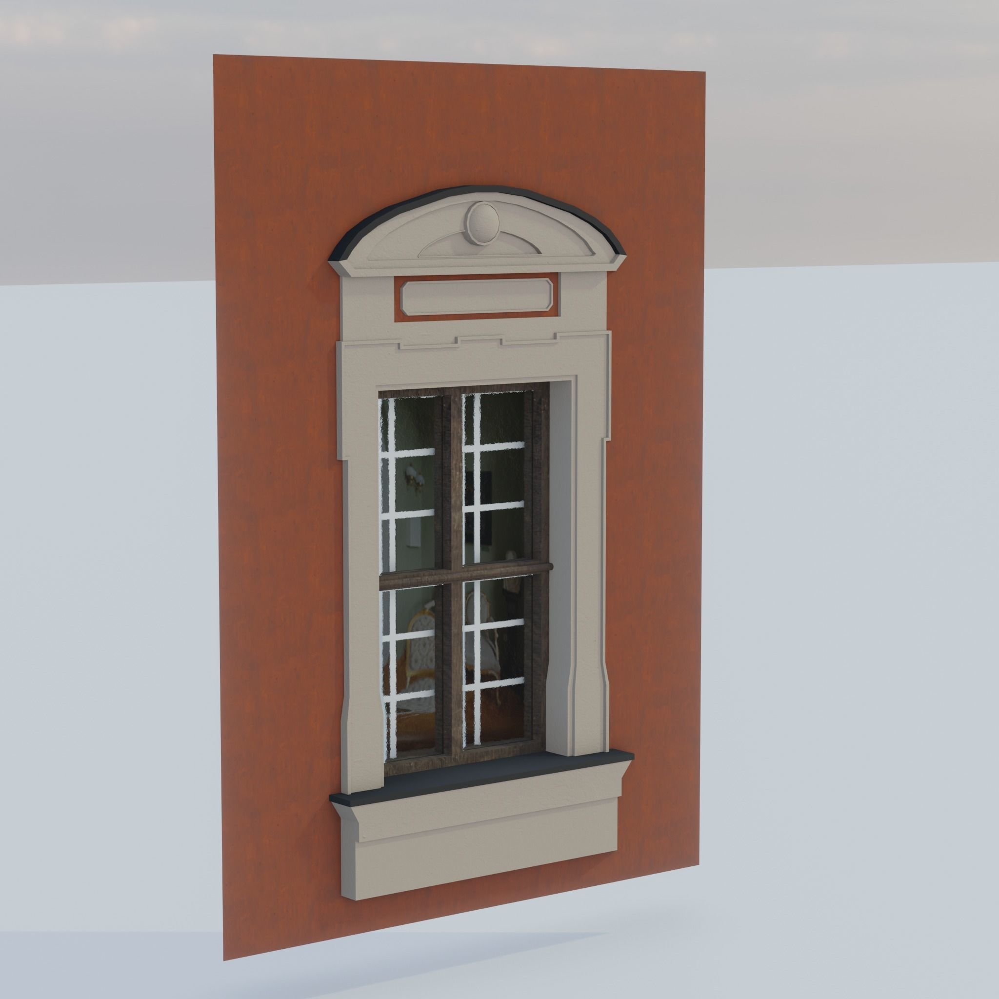 Building modular european old id 0 Low-poly 3D model_26