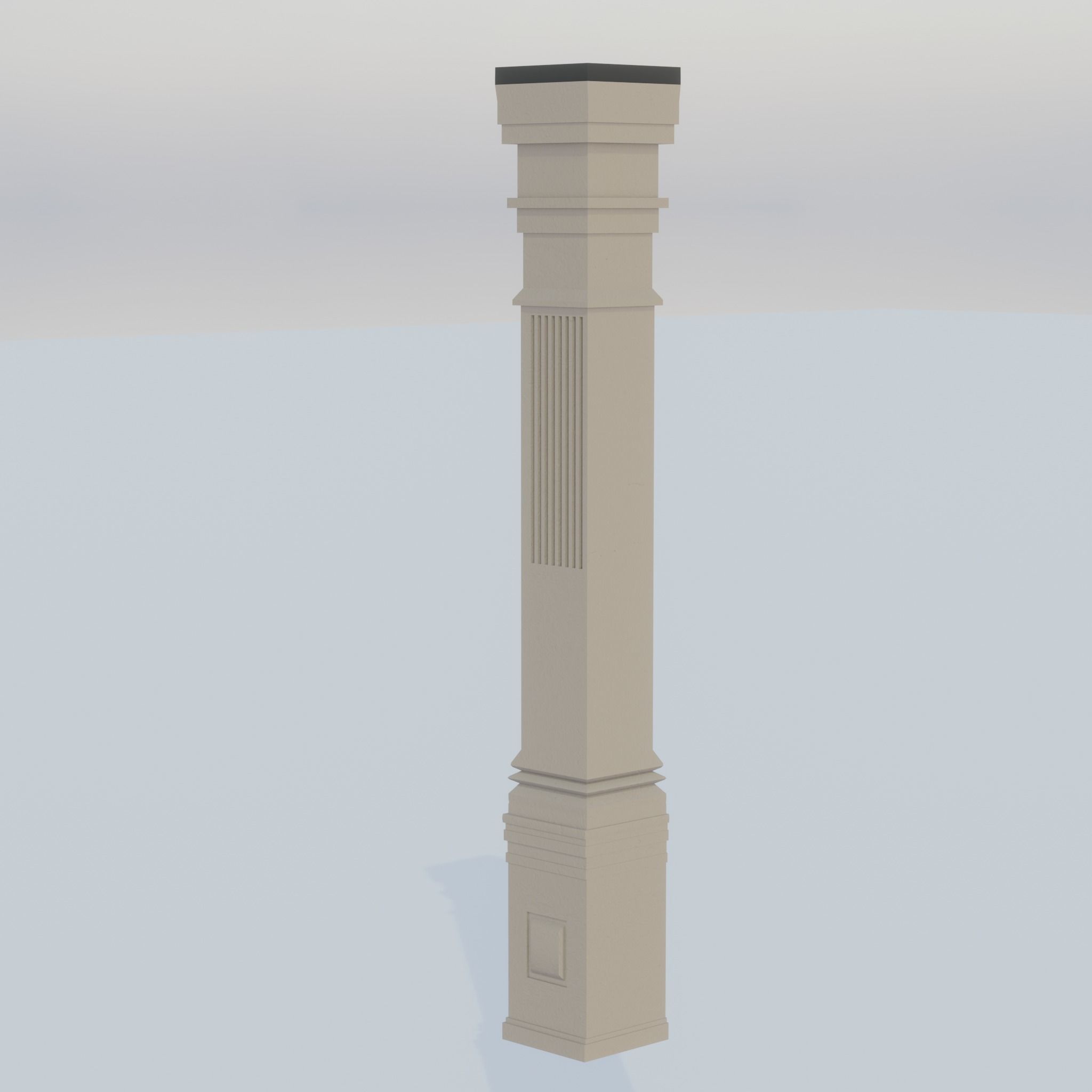 Building modular european old id 0 Low-poly 3D model_9