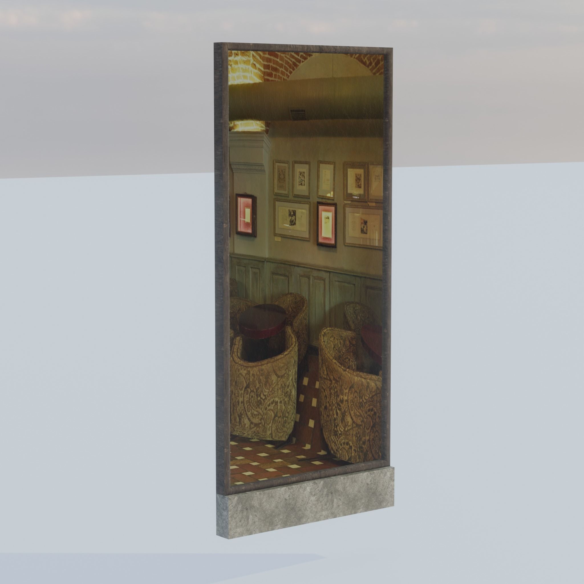 Building modular european old id 0 Low-poly 3D model_25