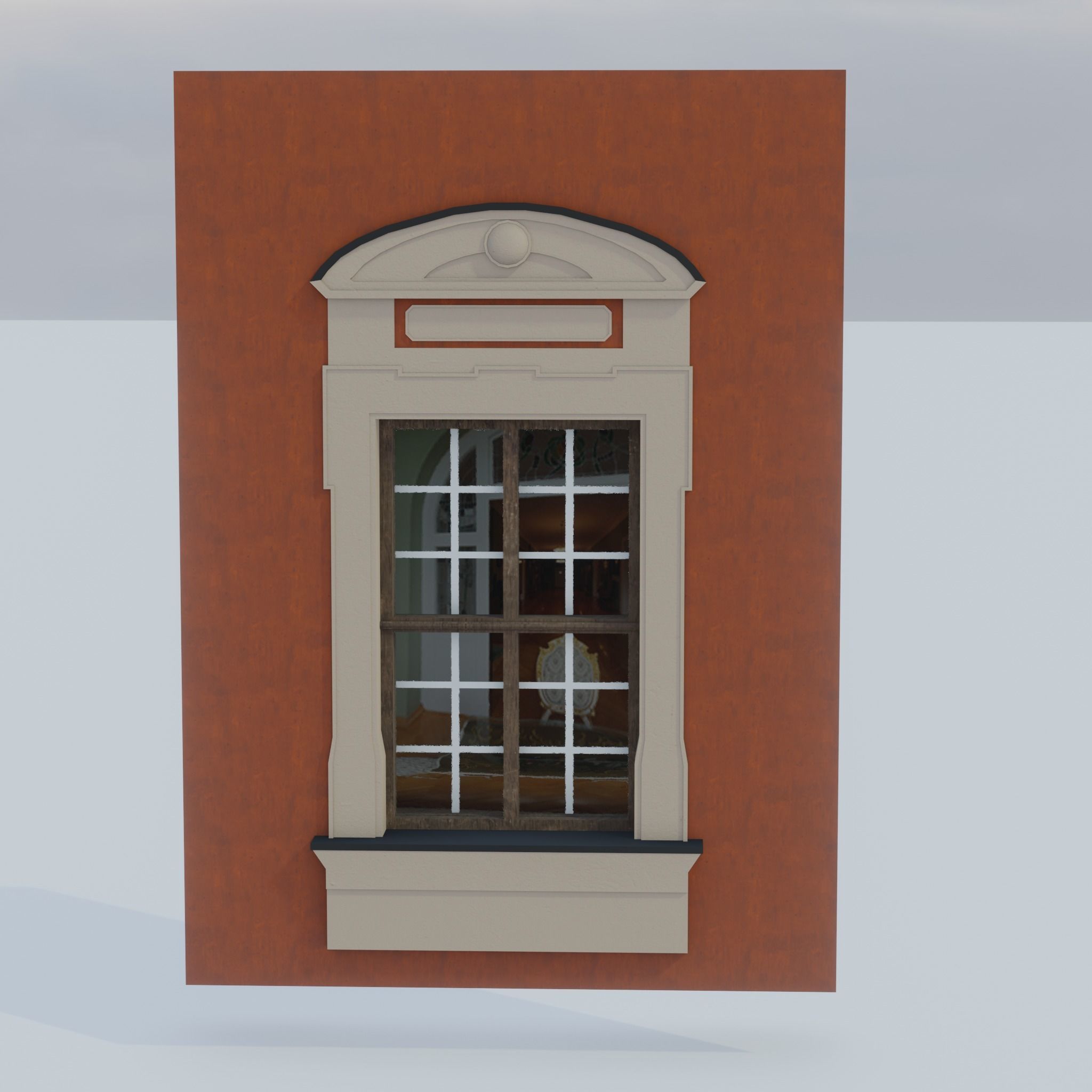 Building modular european old id 0 Low-poly 3D model_15