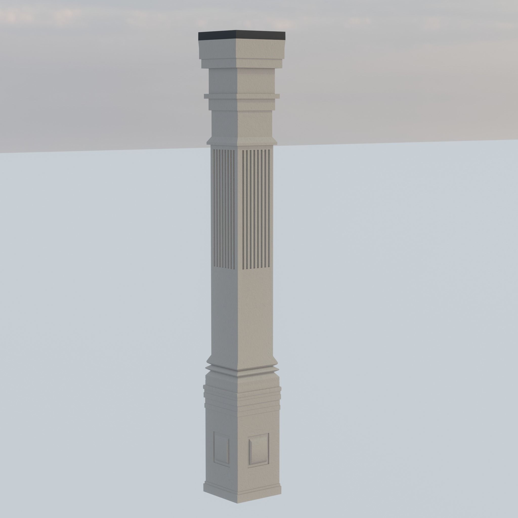 Building modular european old id 0 Low-poly 3D model_34