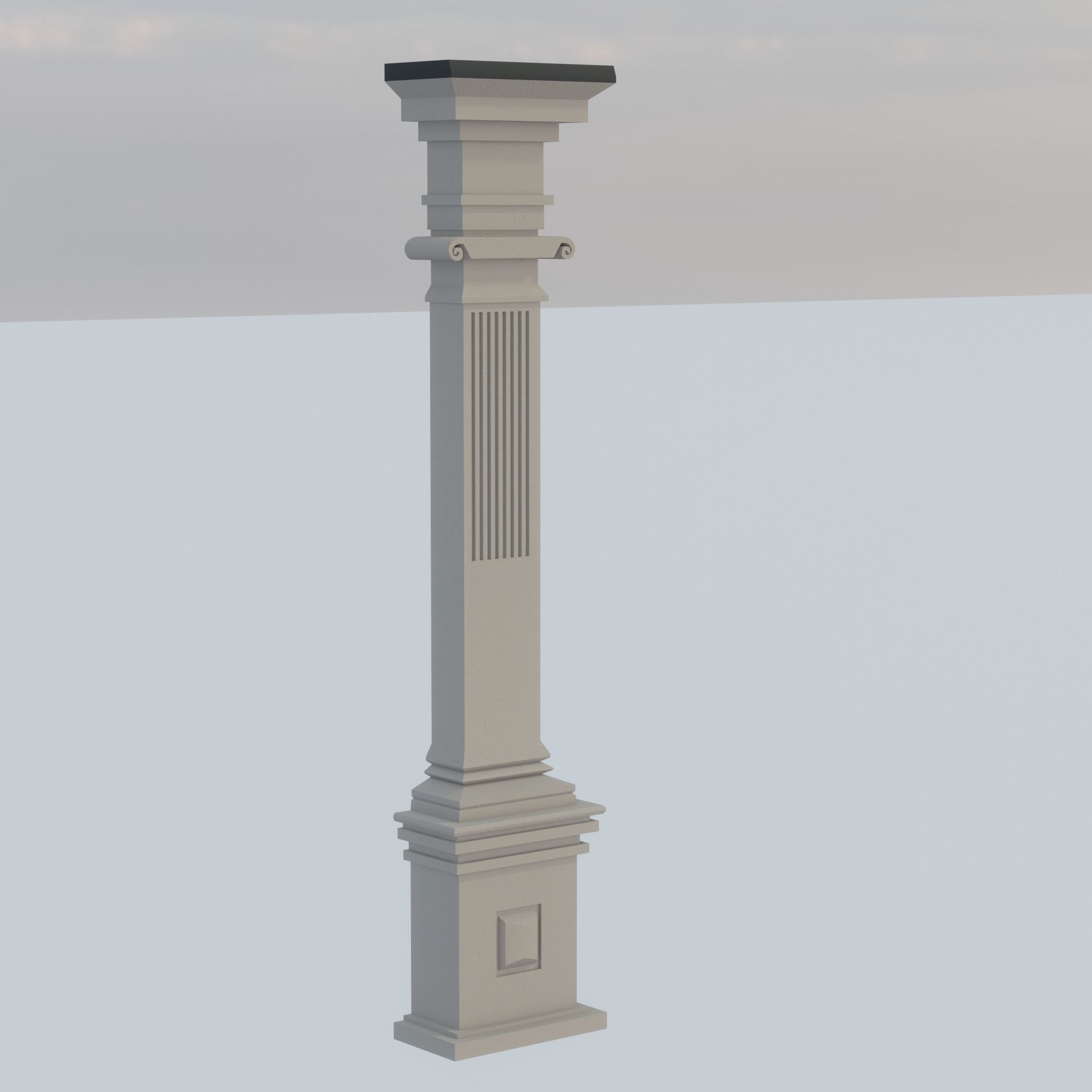 Building modular european old id 0 Low-poly 3D model_35