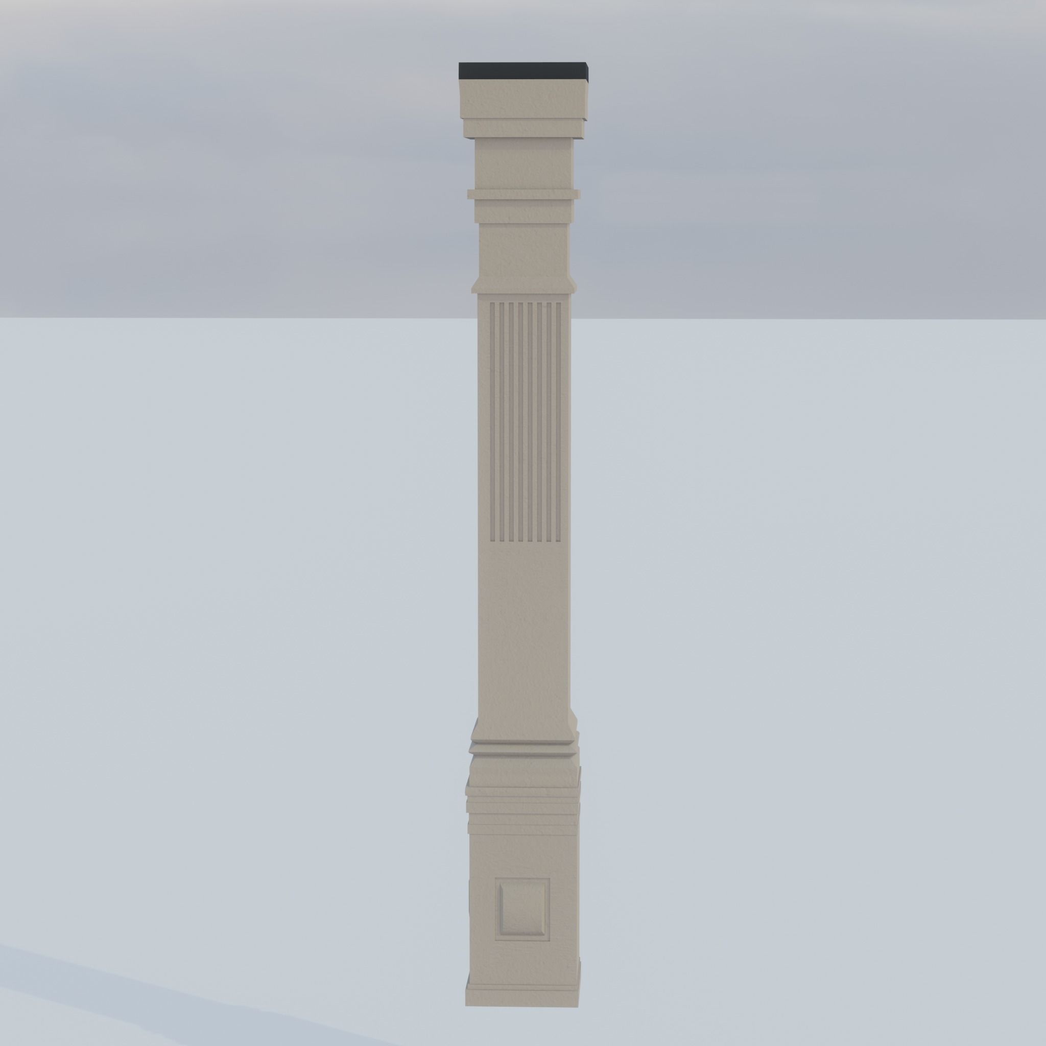 Building modular european old id 0 Low-poly 3D model_23