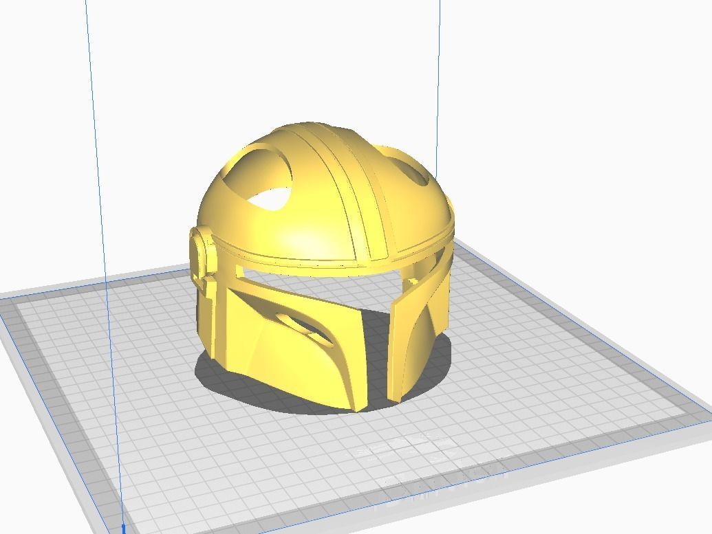 Mandalorian Cat Helmet 3D print model_4