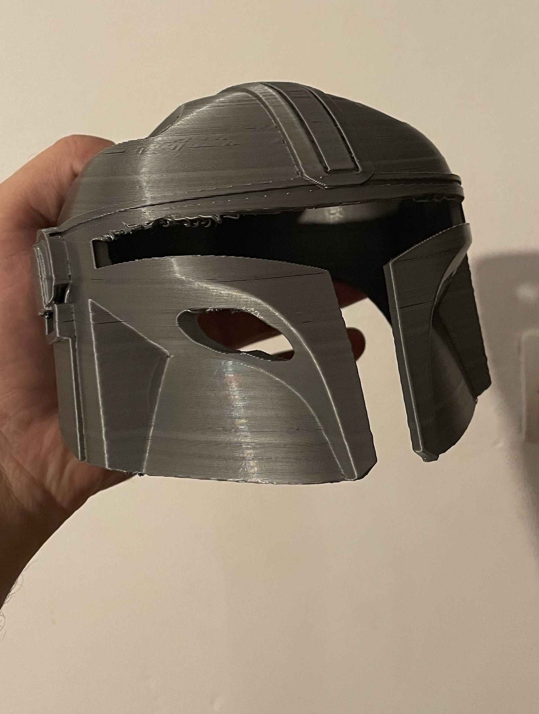 Mandalorian Cat Helmet 3D print model_12