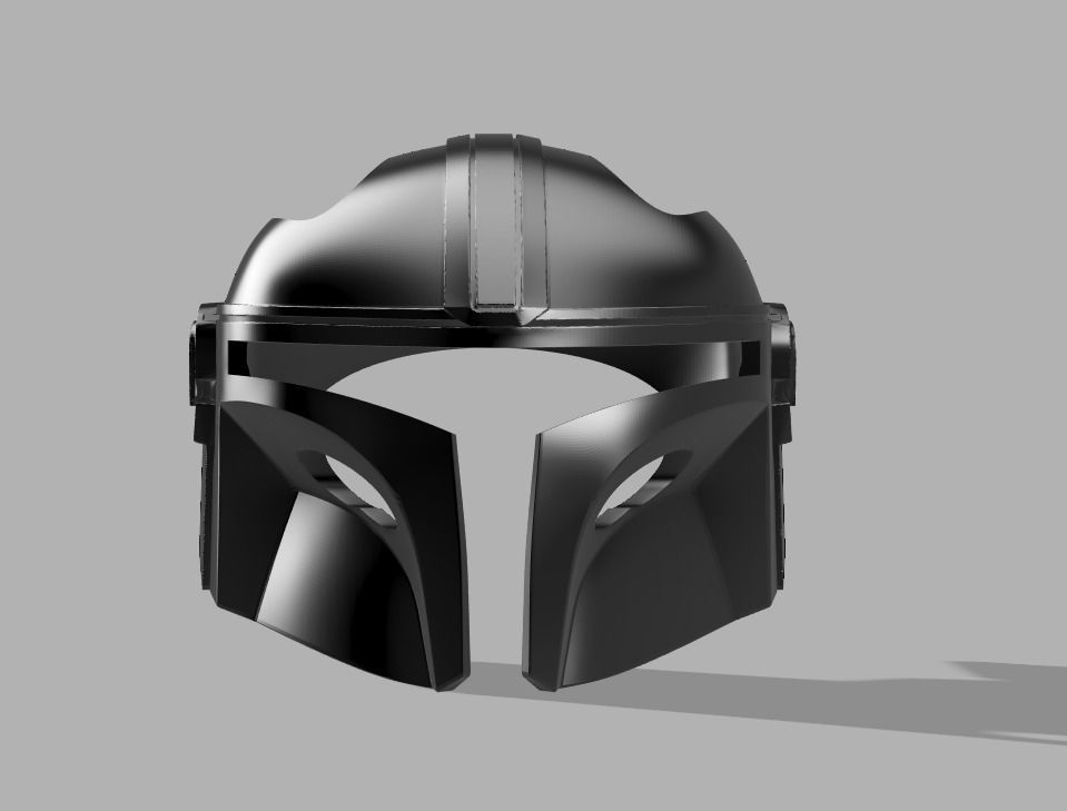 Mandalorian Cat Helmet 3D print model_15