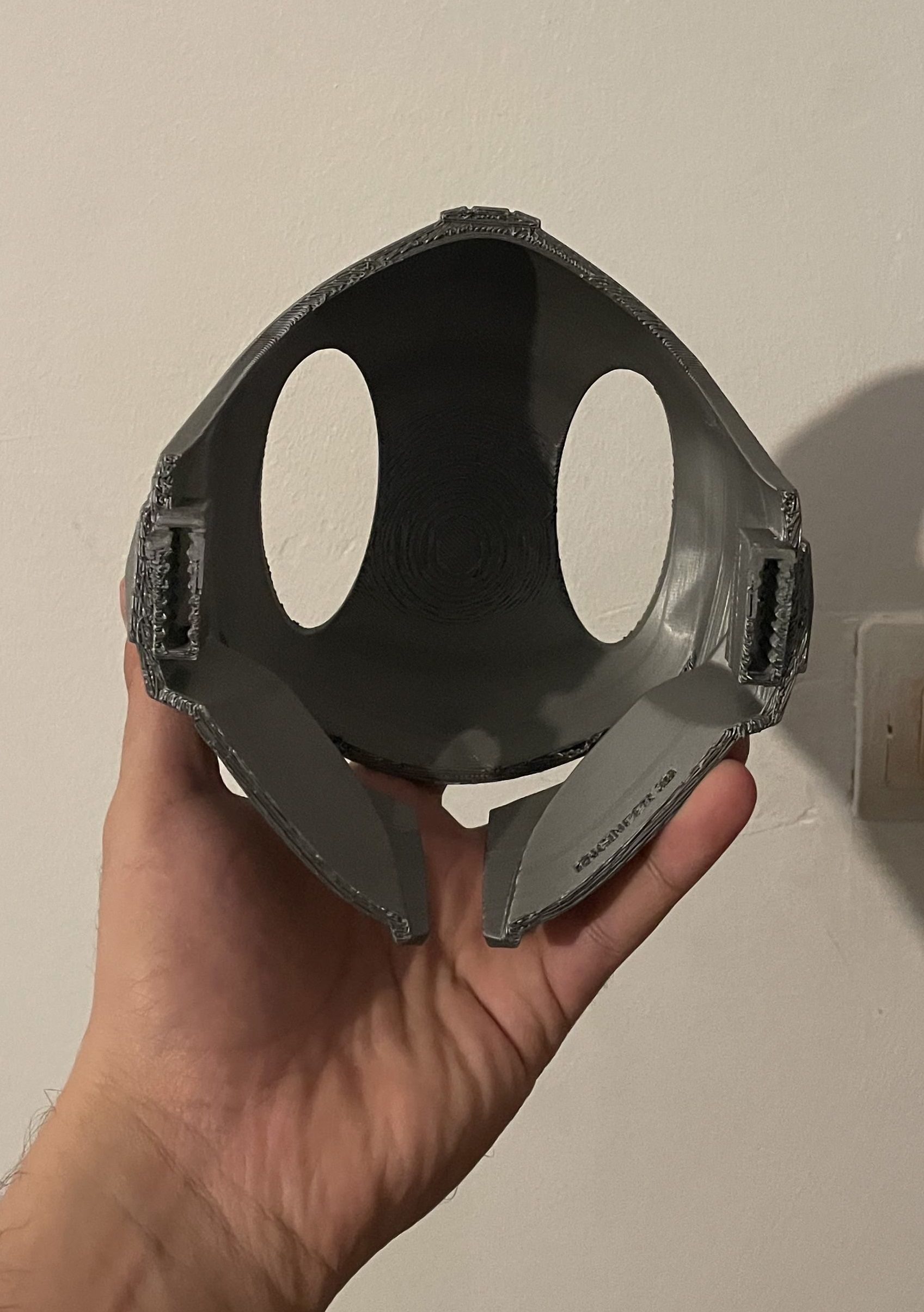 Mandalorian Cat Helmet 3D print model_5