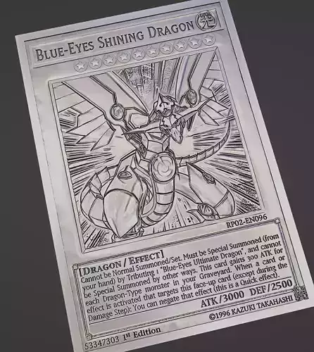 blue eyes shining dragon - yugioh