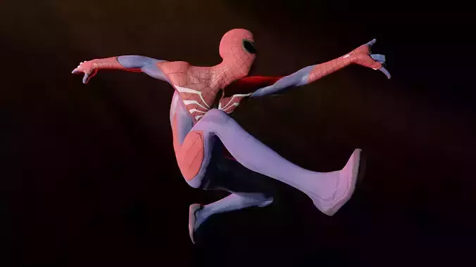 Spider-man spider - man jumping in air