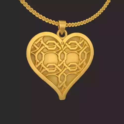 Heart Pendant Jewellery PHJSP5