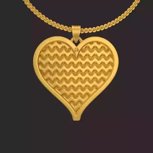 Heart Pendant Jewellery PHJSP25