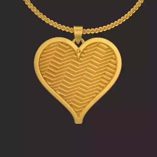 Heart Pendant Jewellery PHJSP24