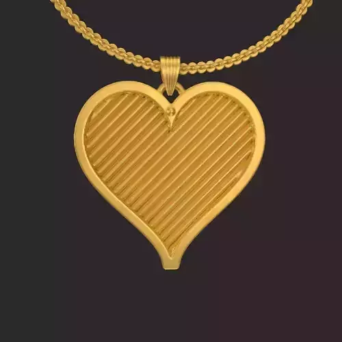 Heart Pendant Jewellery PHJSP23