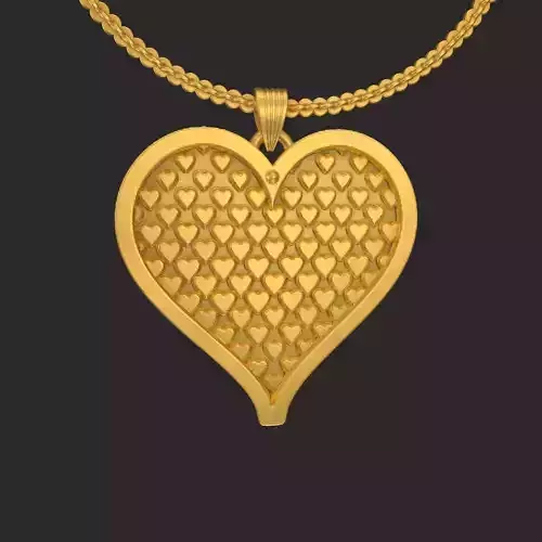 Heart Pendant Jewellery PHJSP20
