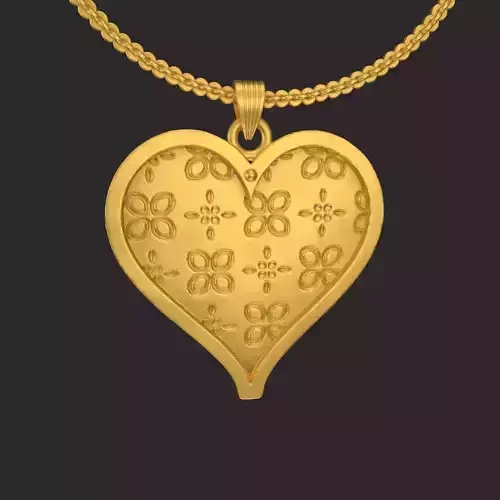 Heart Pendant Jewellery PHJSP2