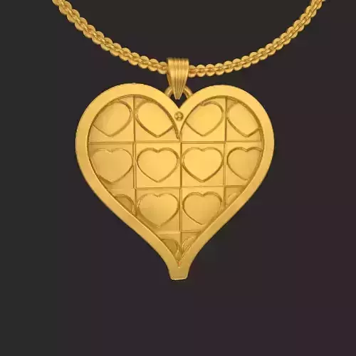 Heart Pendant Jewellery PHJSP19