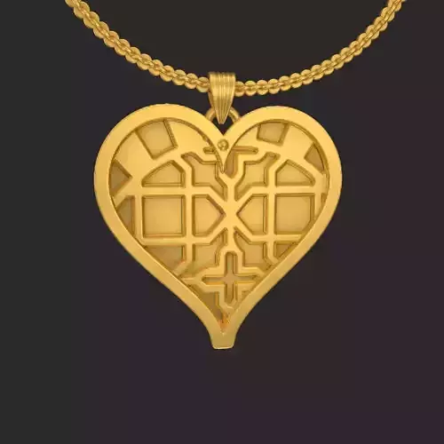 Heart Pendant Jewellery PHJSP14