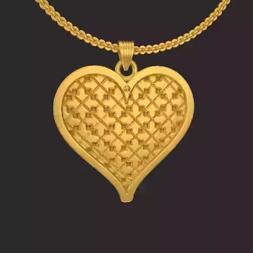 Heart Pendant Jewellery PHJSP1