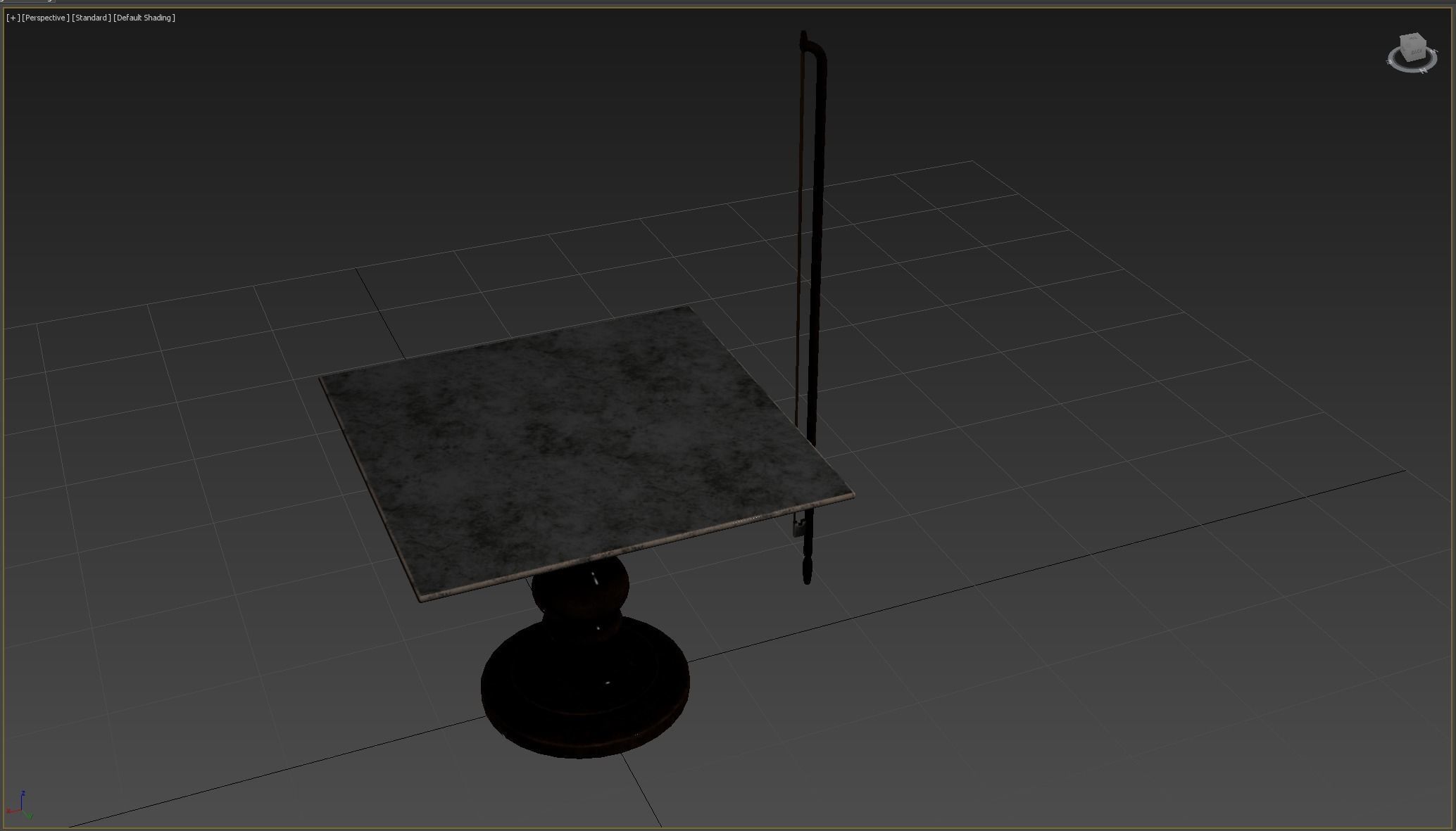 Medieval science Low-poly 3D model_5