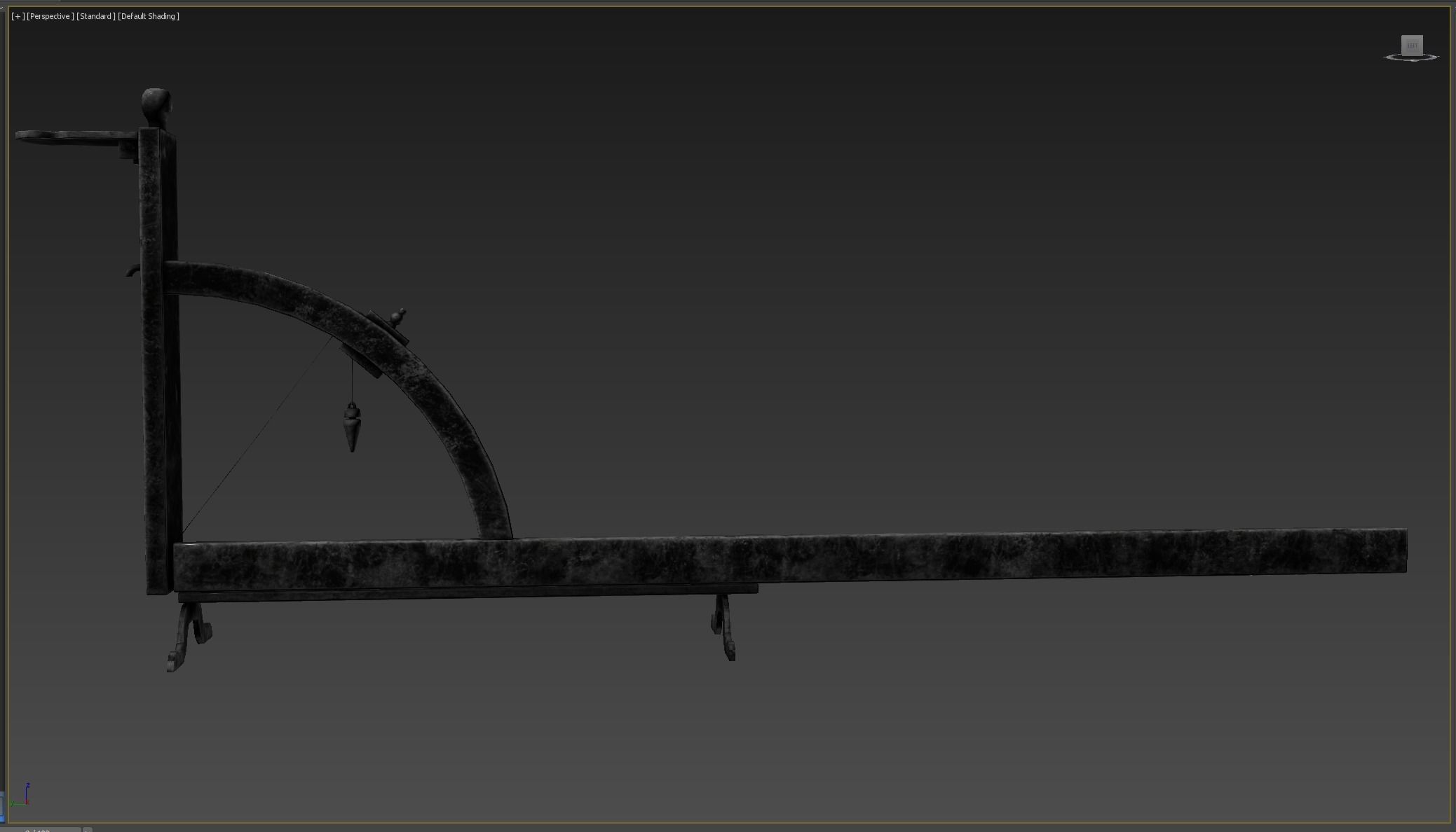 Medieval science  Low-poly 3D model_8