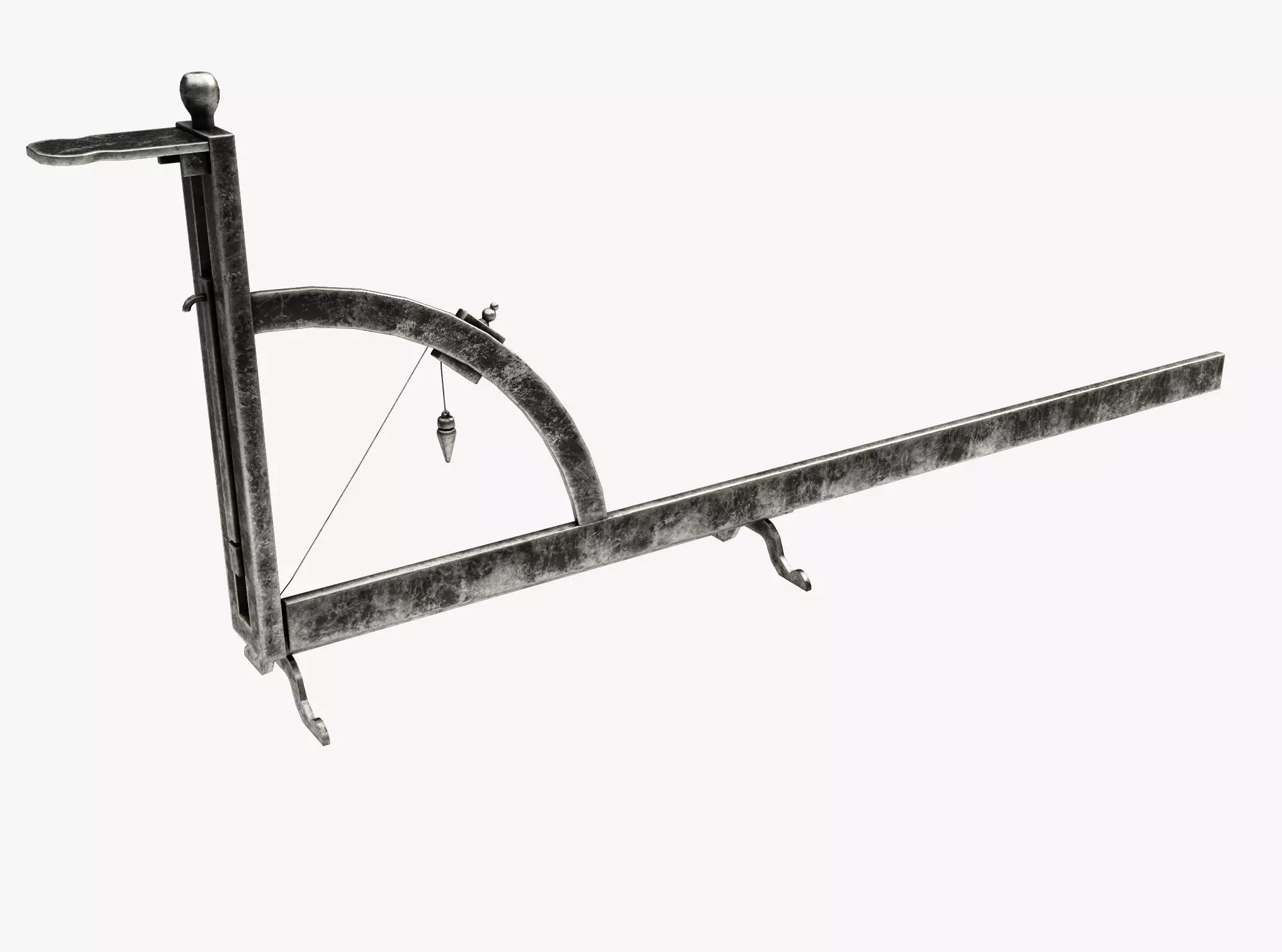 Medieval science  Low-poly 3D model_0