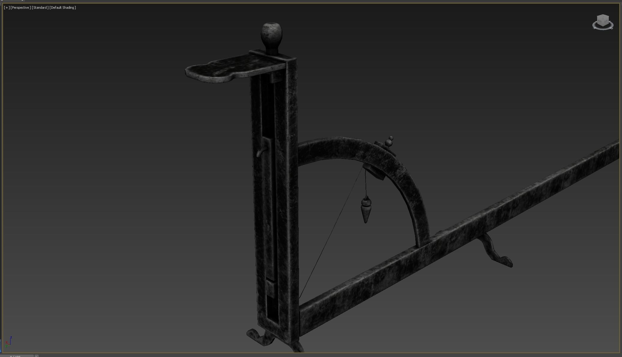 Medieval science  Low-poly 3D model_10