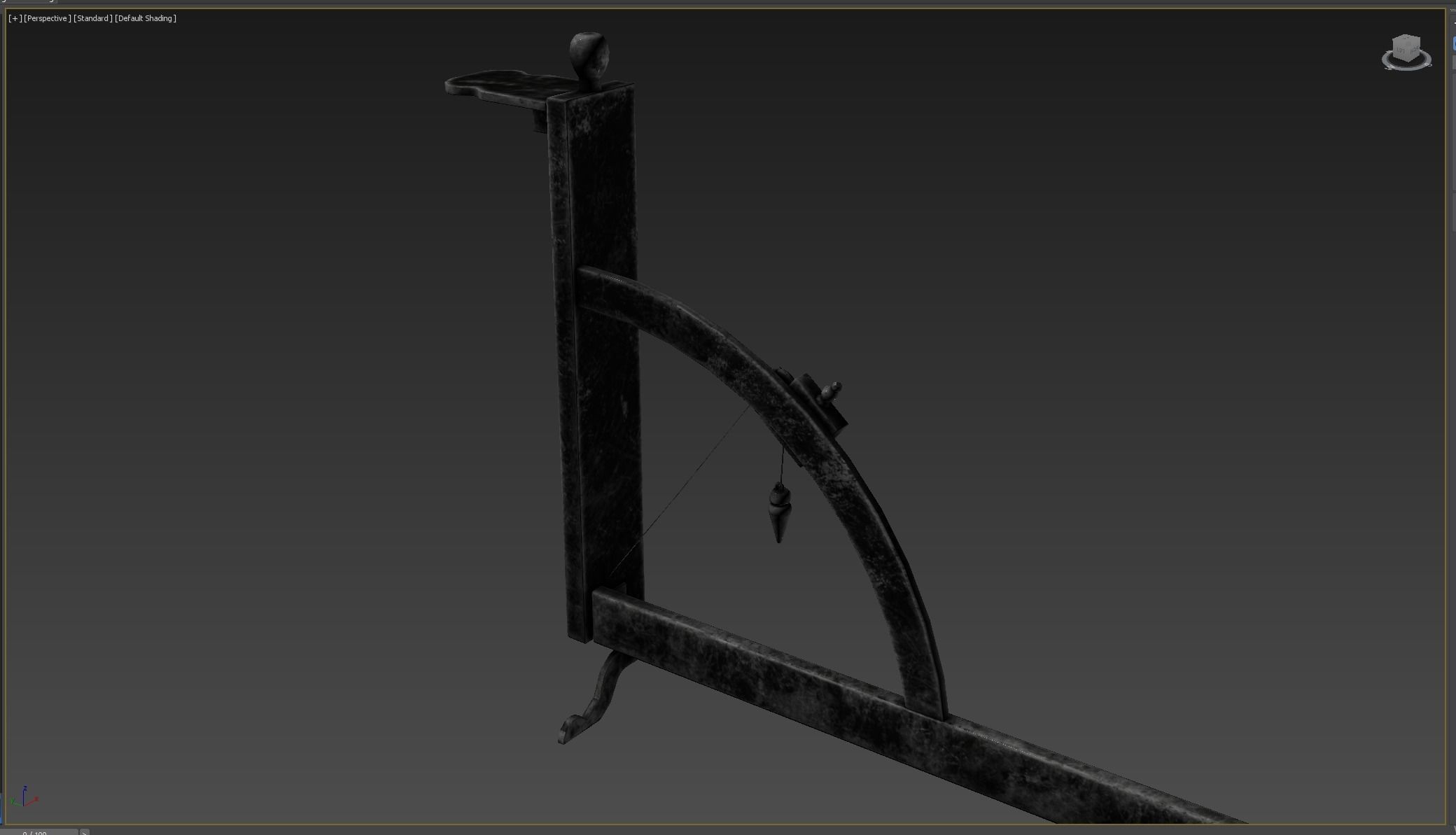 Medieval science  Low-poly 3D model_9