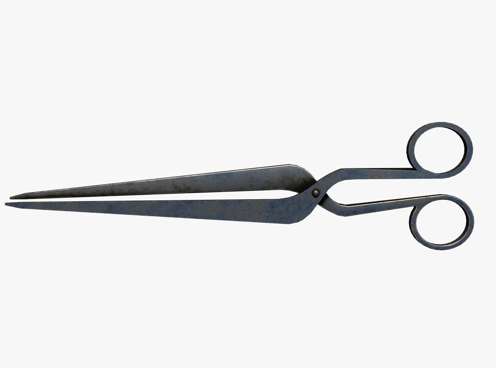 Medieval science Low-poly 3D model_2