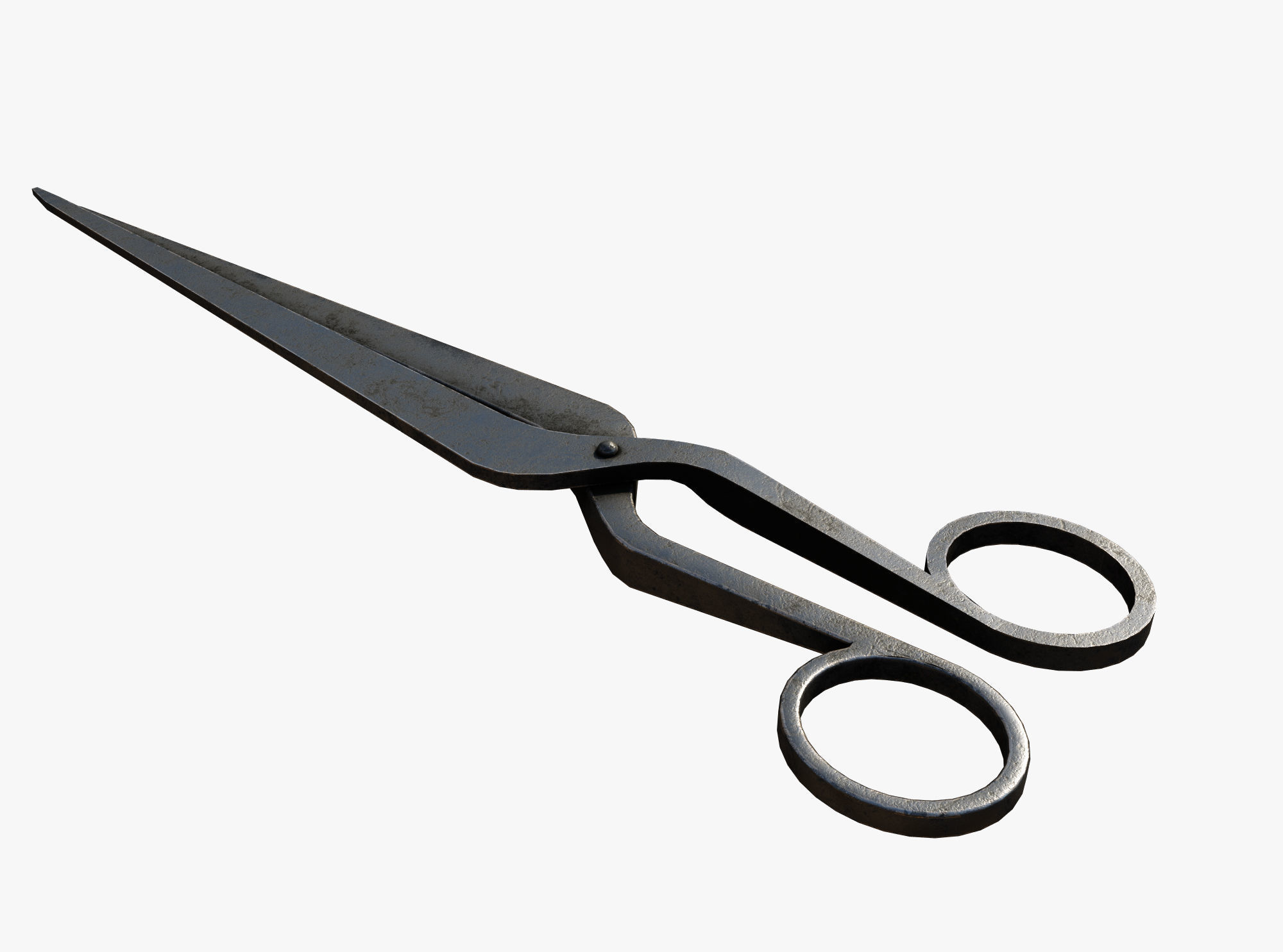 Medieval science Low-poly 3D model_1