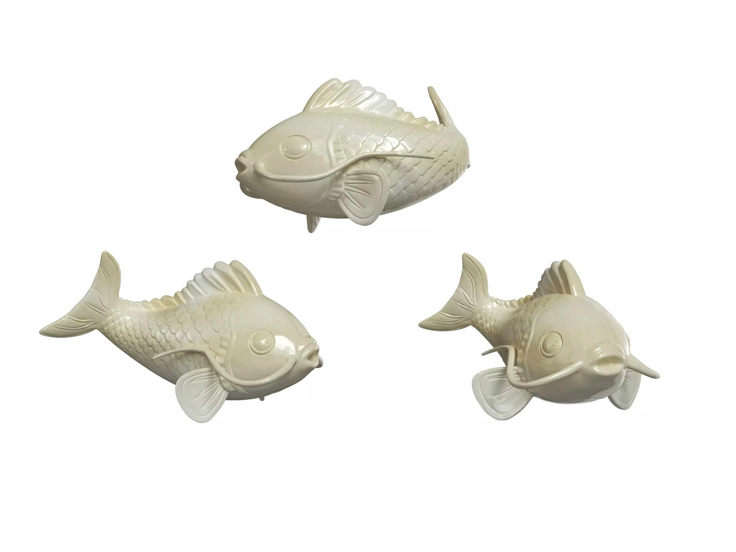 3d STL Model for Carp fish 3D model 3D print model