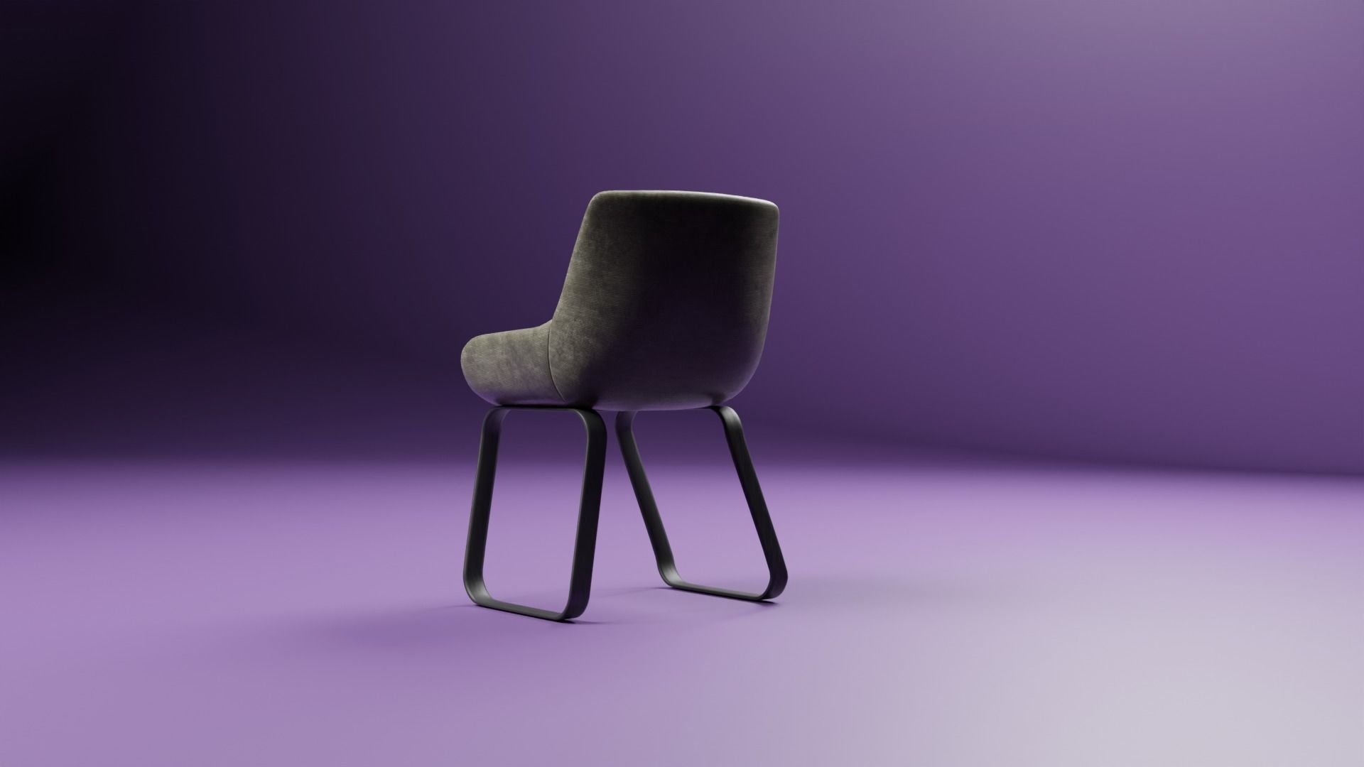 free cafe chair Free 3D model_6