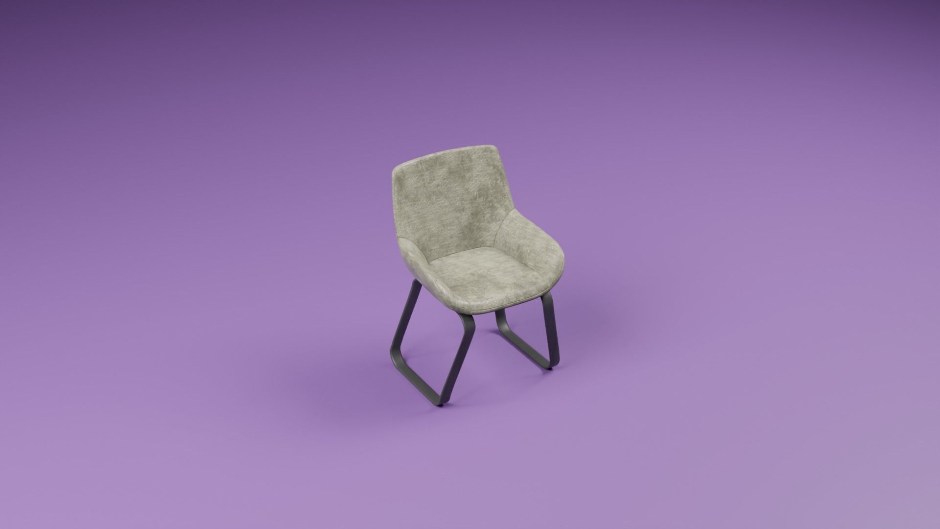 free cafe chair Free 3D model_1