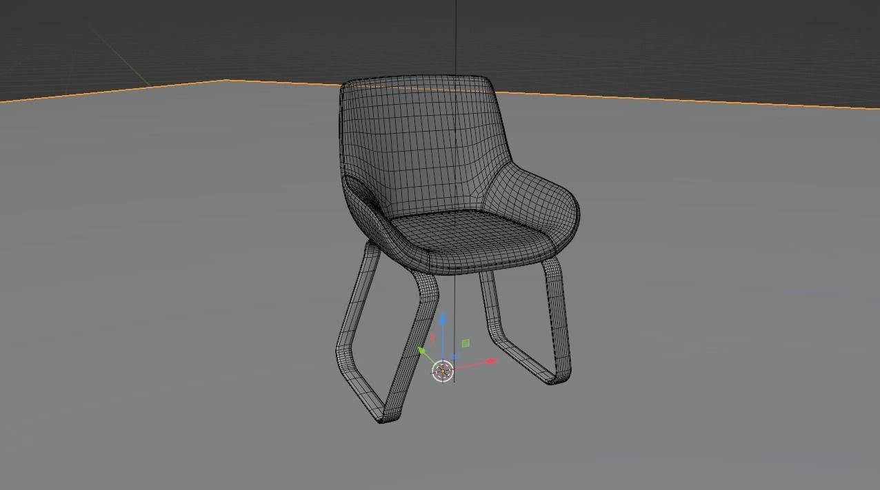 free cafe chair Free 3D model_9