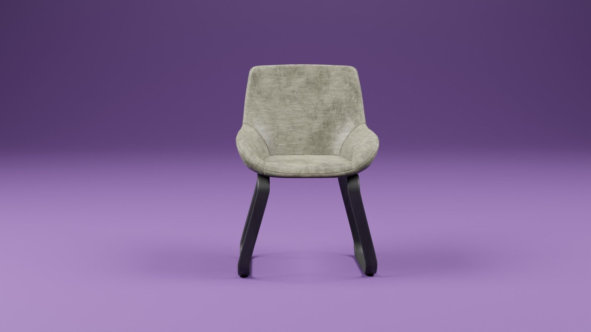 free cafe chair Free 3D model_4