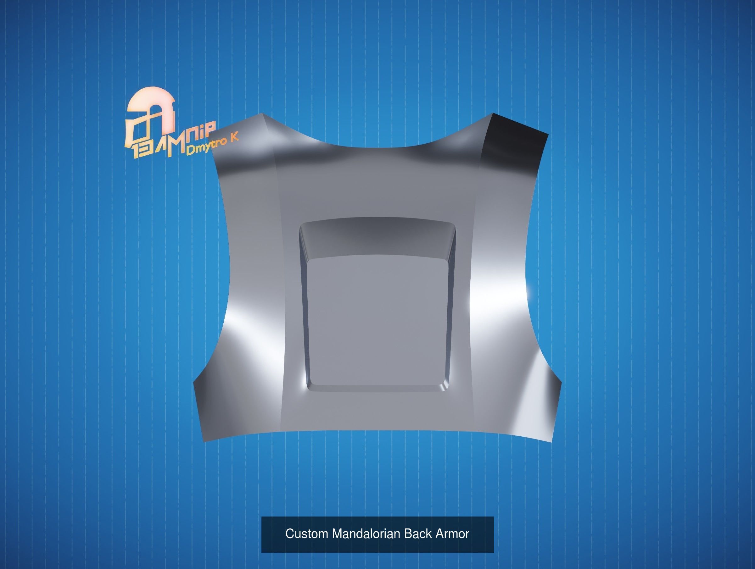 Hacker Mandalorian Armor 3D Model Collection_4