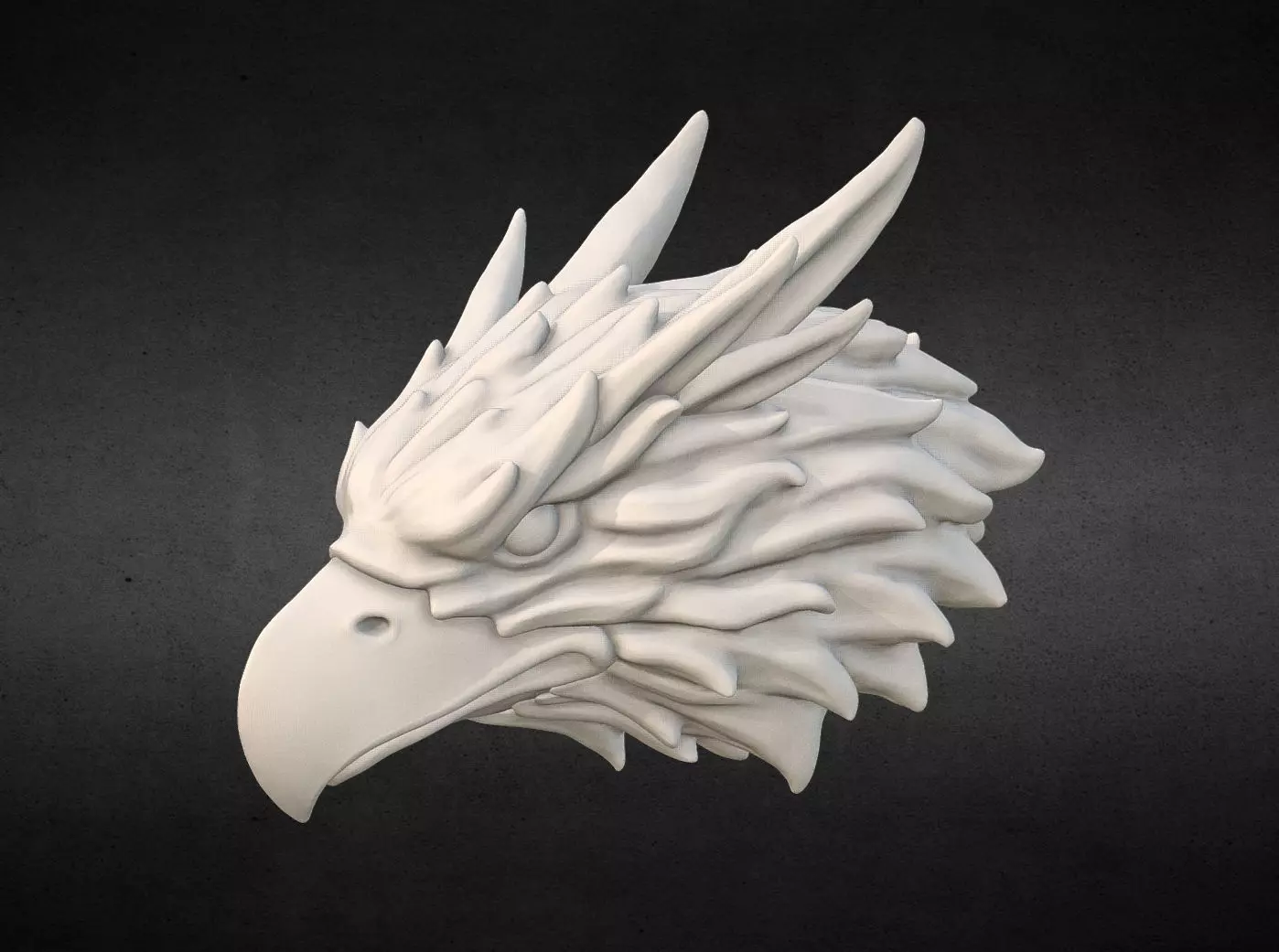 Griffin Head 3D print model_0