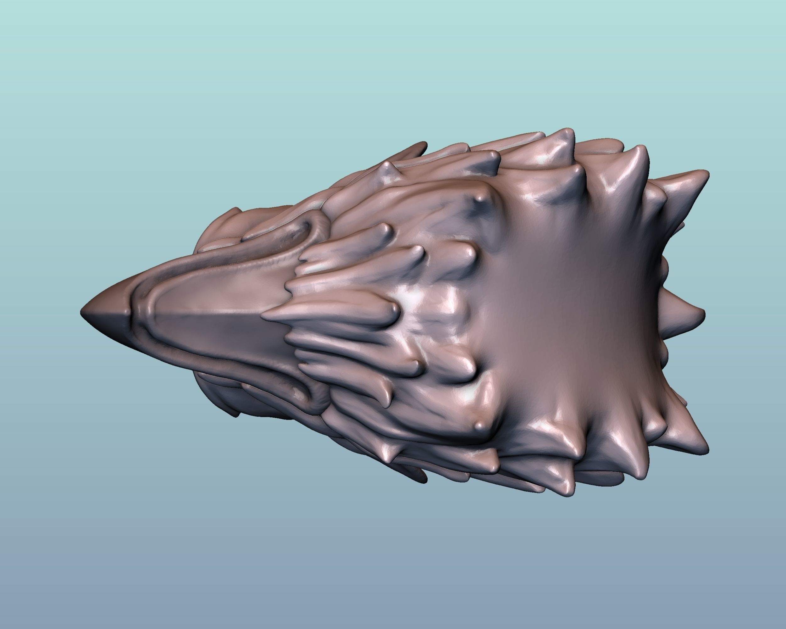 Griffin Head 3D print model_7