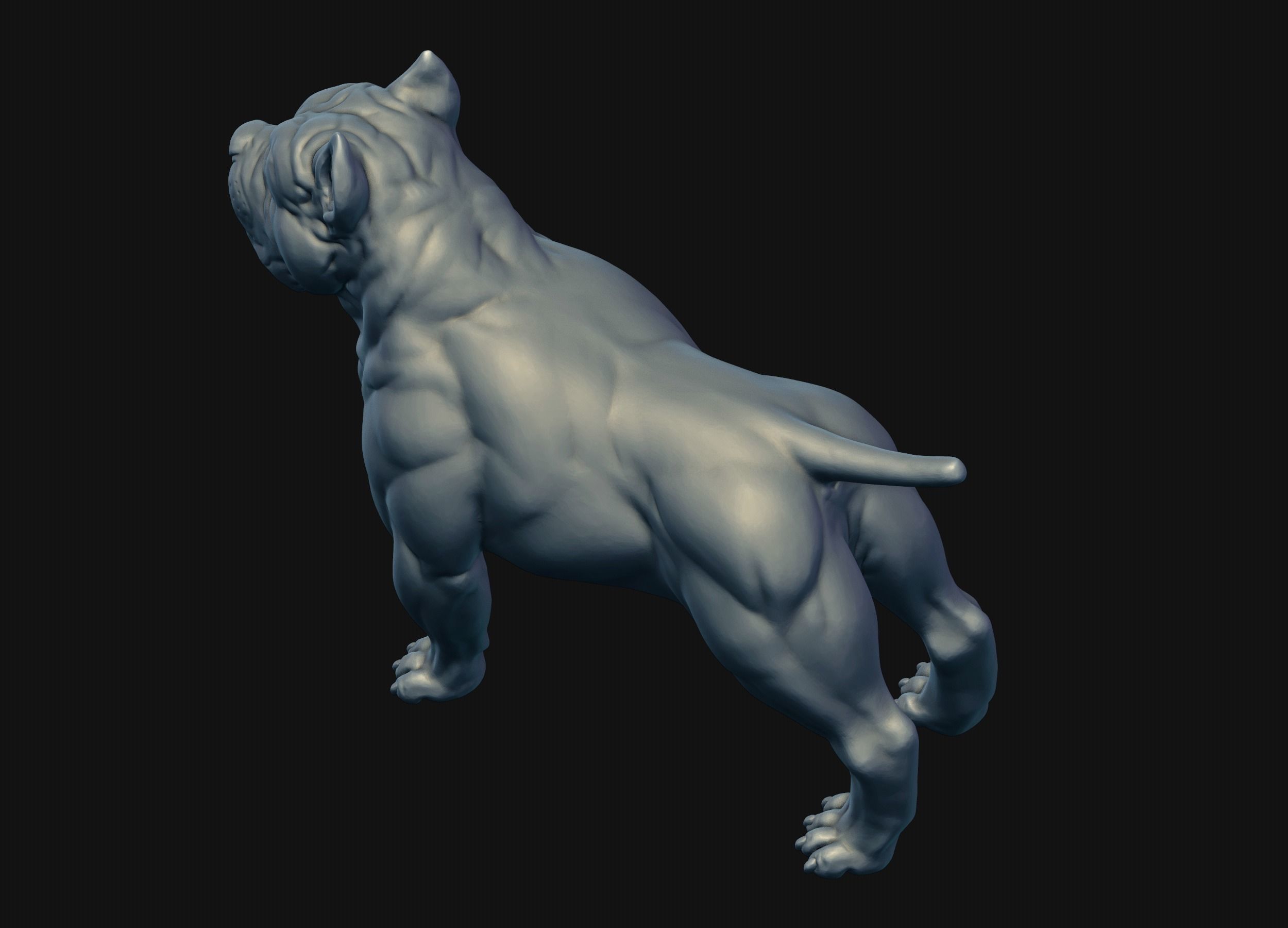 American Bully 3D print model_31