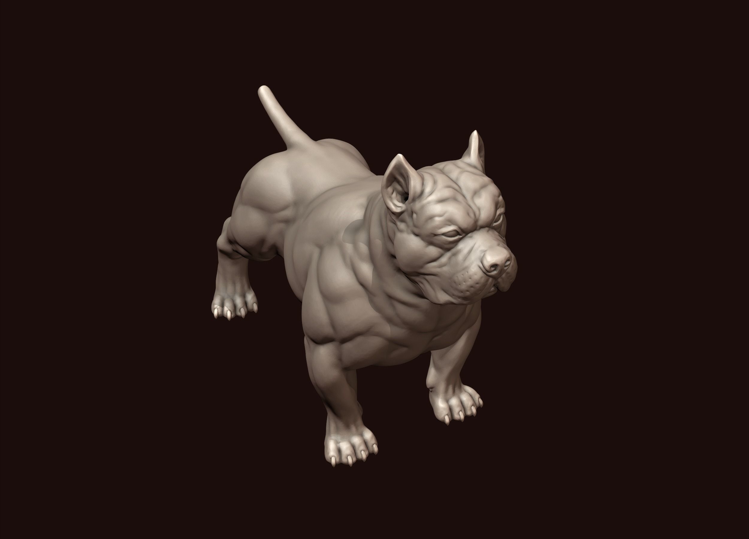 American Bully 3D print model_11