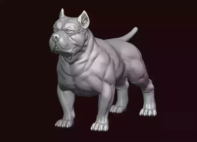 American Bully 3D print model