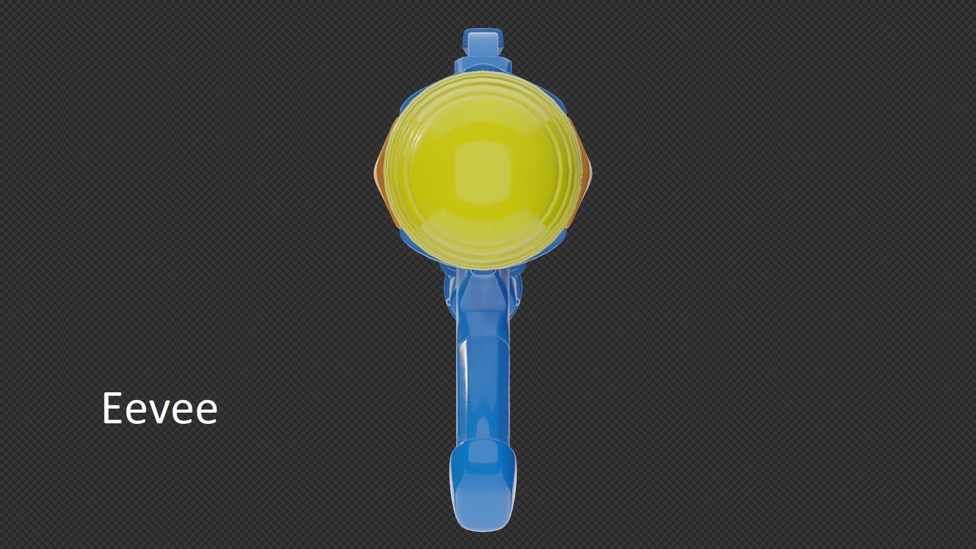 Water Gun Low-poly 3D model_20