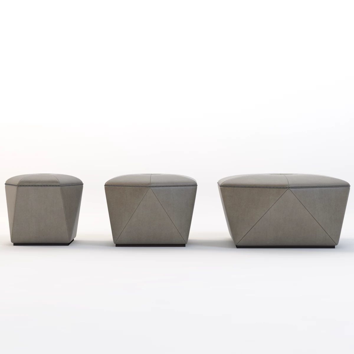 Portabello Ottoman 3D model_9