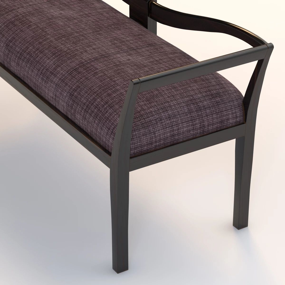 Pony Loveseat Sofa Bench 3D model_11