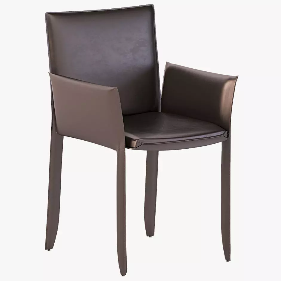 Piuma Dining Armchair by Studio Kronos 3D model_0