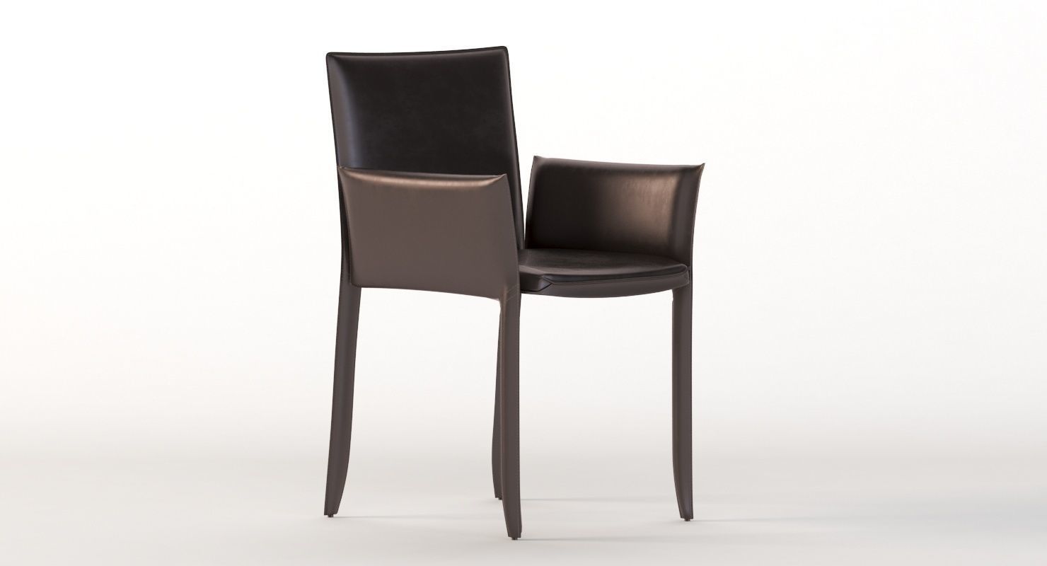 Piuma Dining Armchair by Studio Kronos 3D model_5
